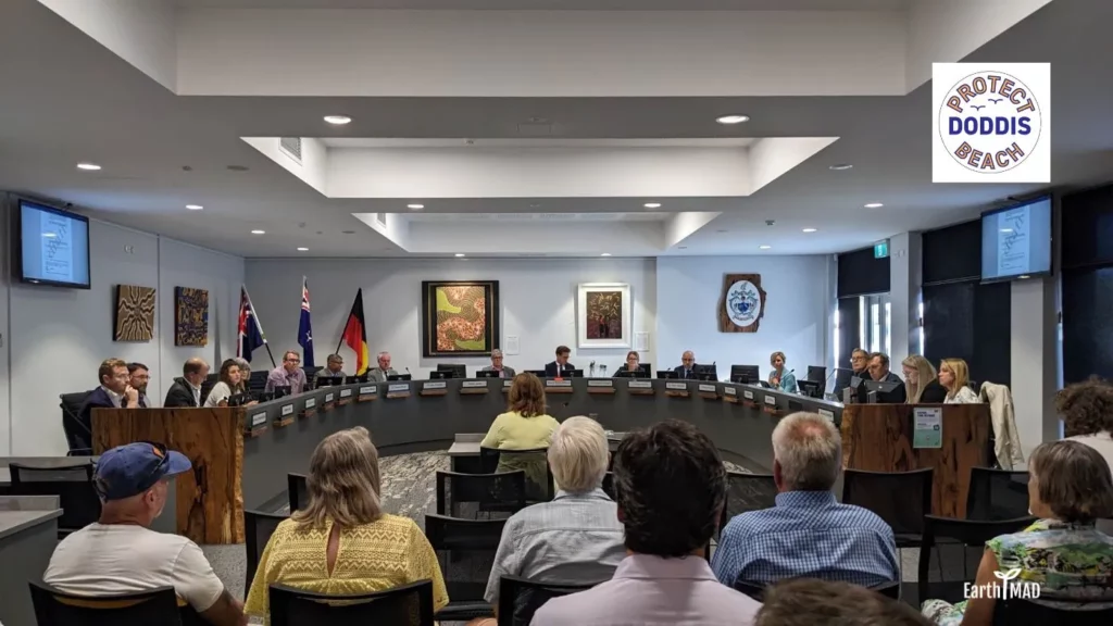 residents attend a Council meeting